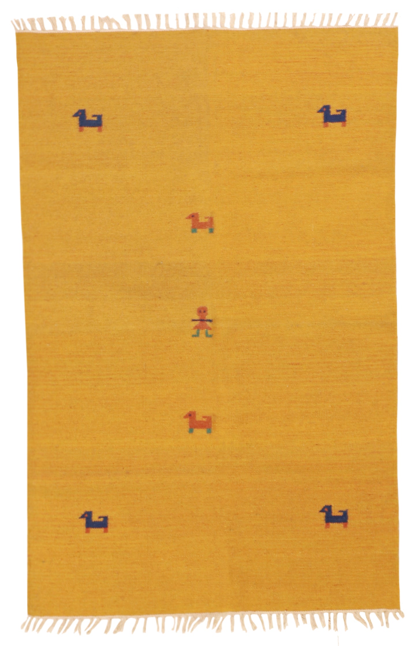 4x6 - Fine Kilim Rectangle - Hand Knotted Rug