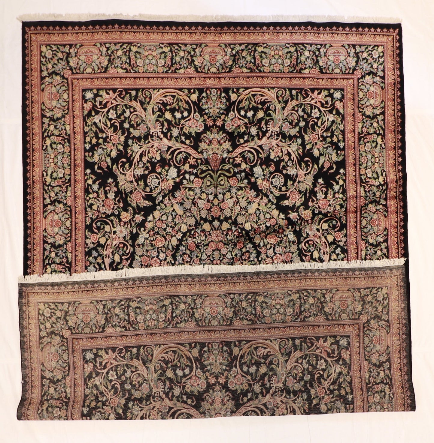 10x14 - Tabriz Fine All Over Rectangle - Hand Knotted Rug