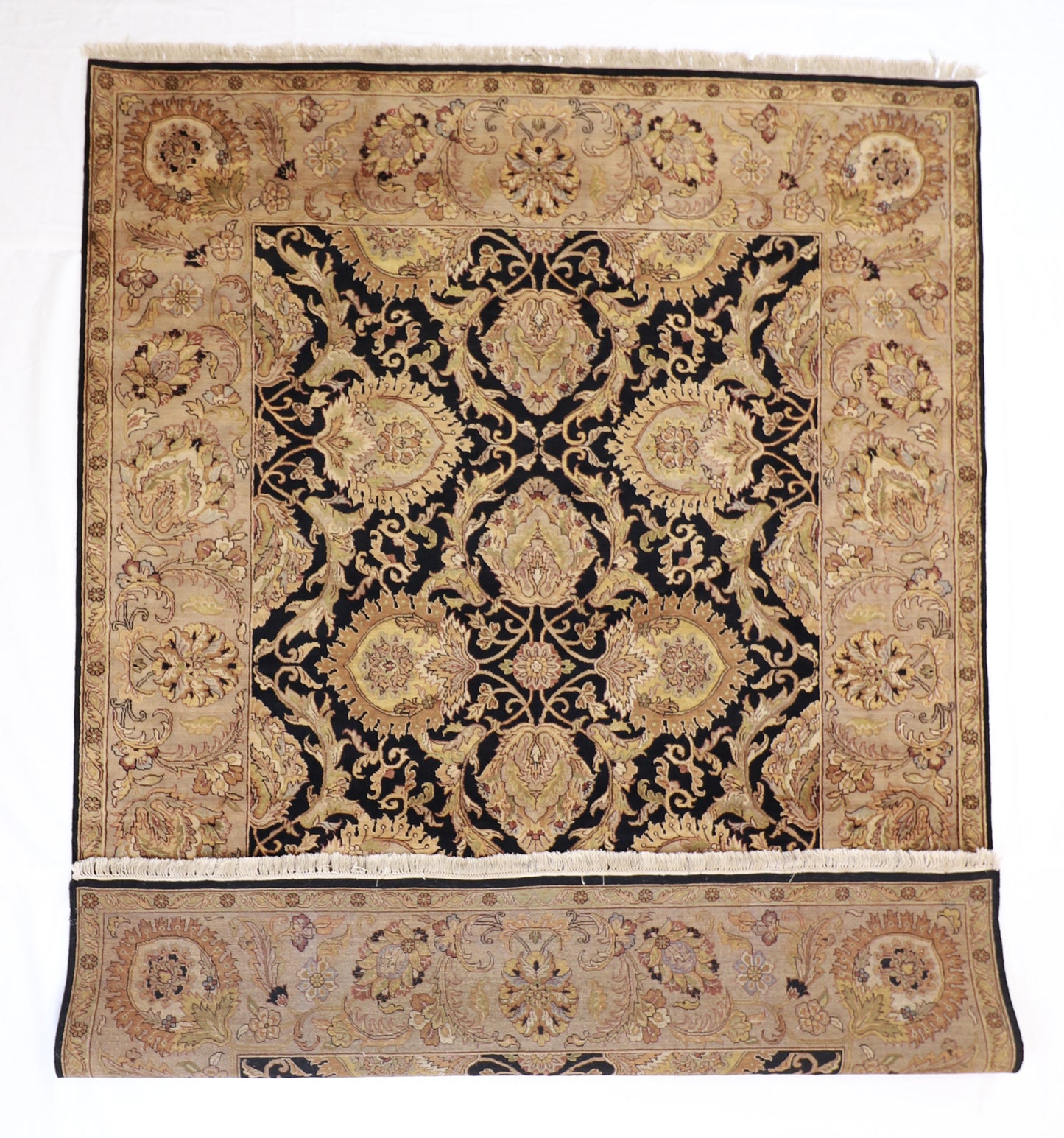 9 x12 - Mashad Fine All Over Rectangle - Hand Knotted Rug