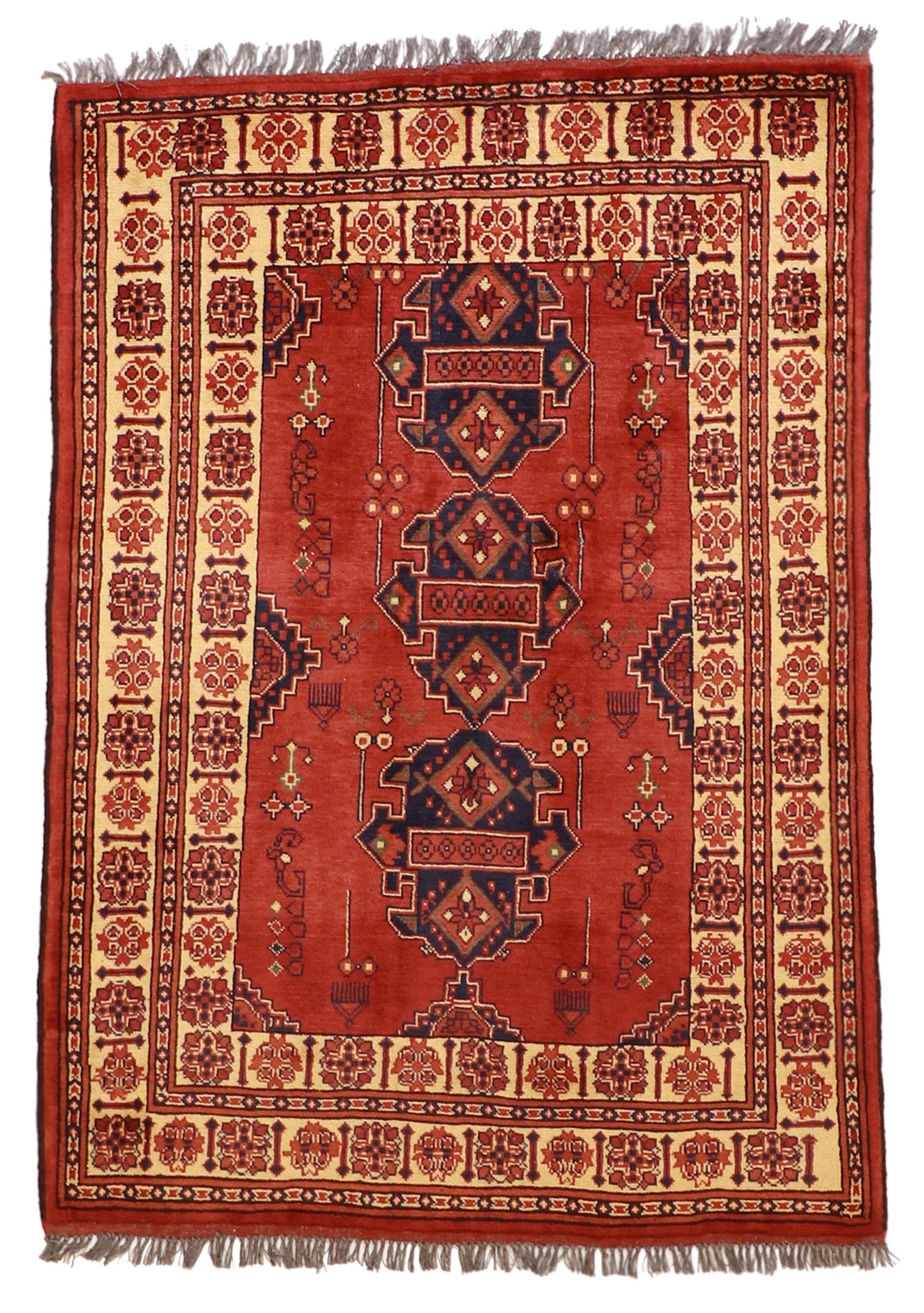 3x5 - Karabagh Fine/Wool All Over Rectangle - Hand Knotted Rug
