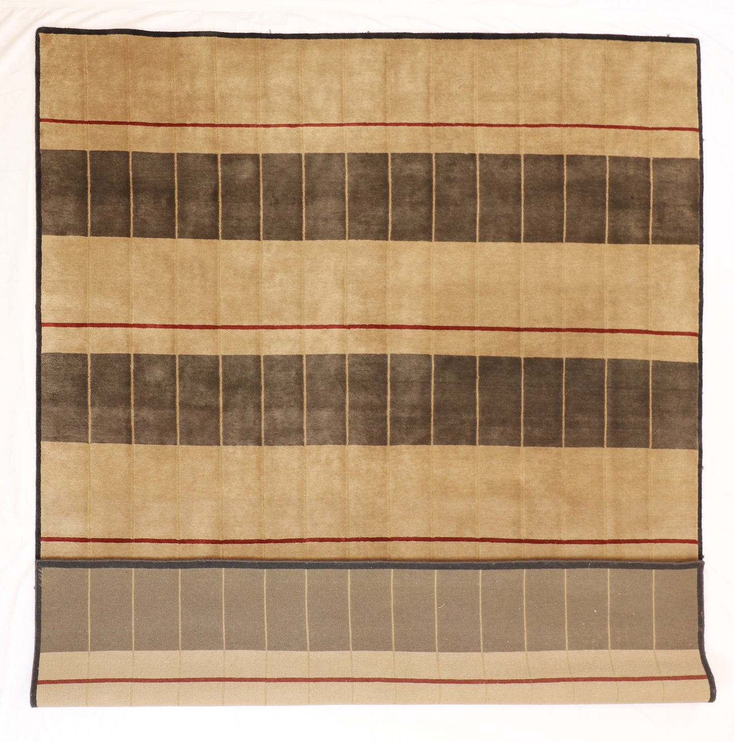 8x10 - Modern Wool All Over Rectangle - Hand Knotted Rug