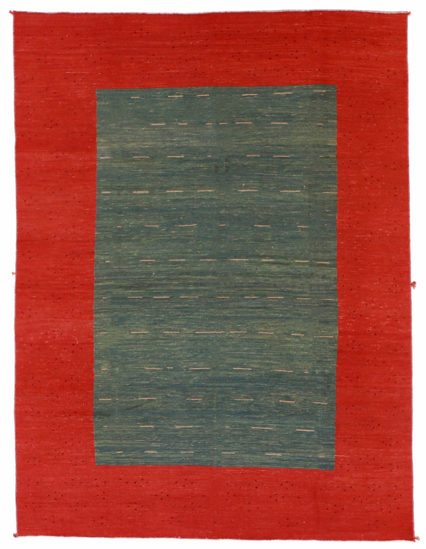 7x10 - Soumak Fine/Wool All Over Rectangle - Hand Knotted Rug