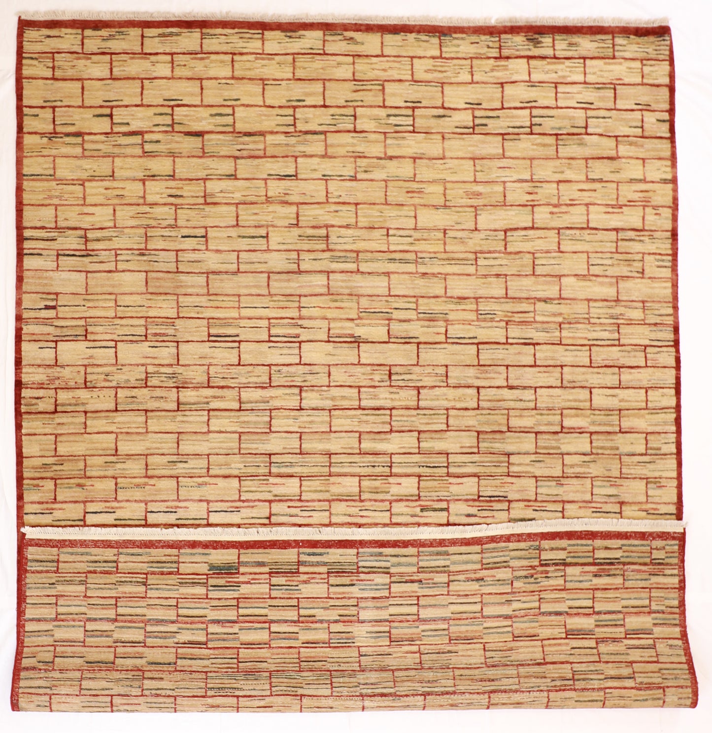 8x10 - Modern Wool All Over Rectangle - Hand Knotted Rug