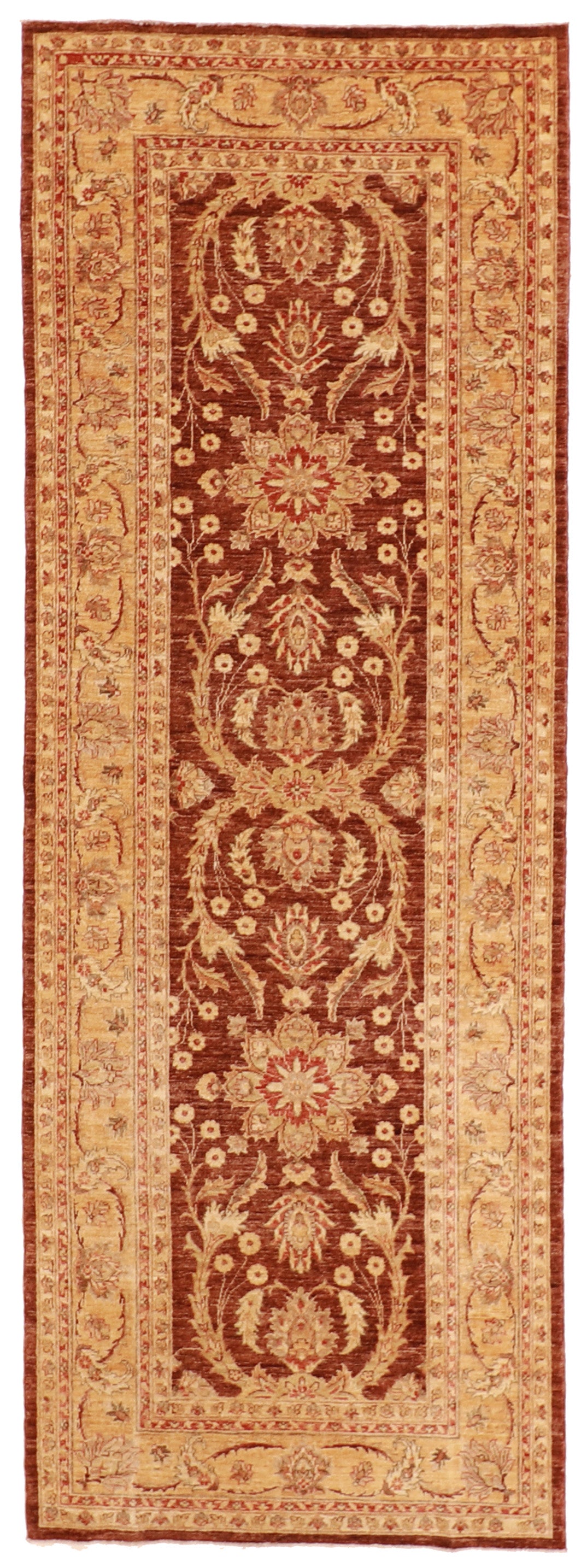 4.3 x 11.11 Wide Runner - Sultan Abad Wool All Over Rectangle - Hand Knotted Rug