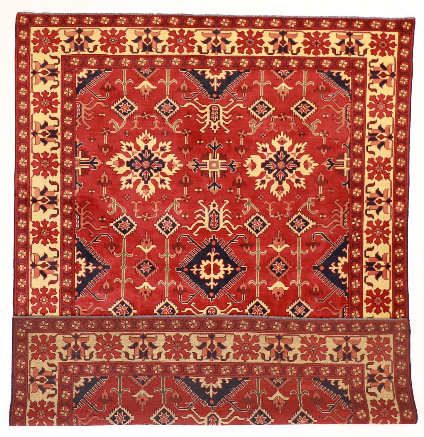 7x10 - Bakhtiarie Wool All Over Rectangle - Hand Knotted Rug