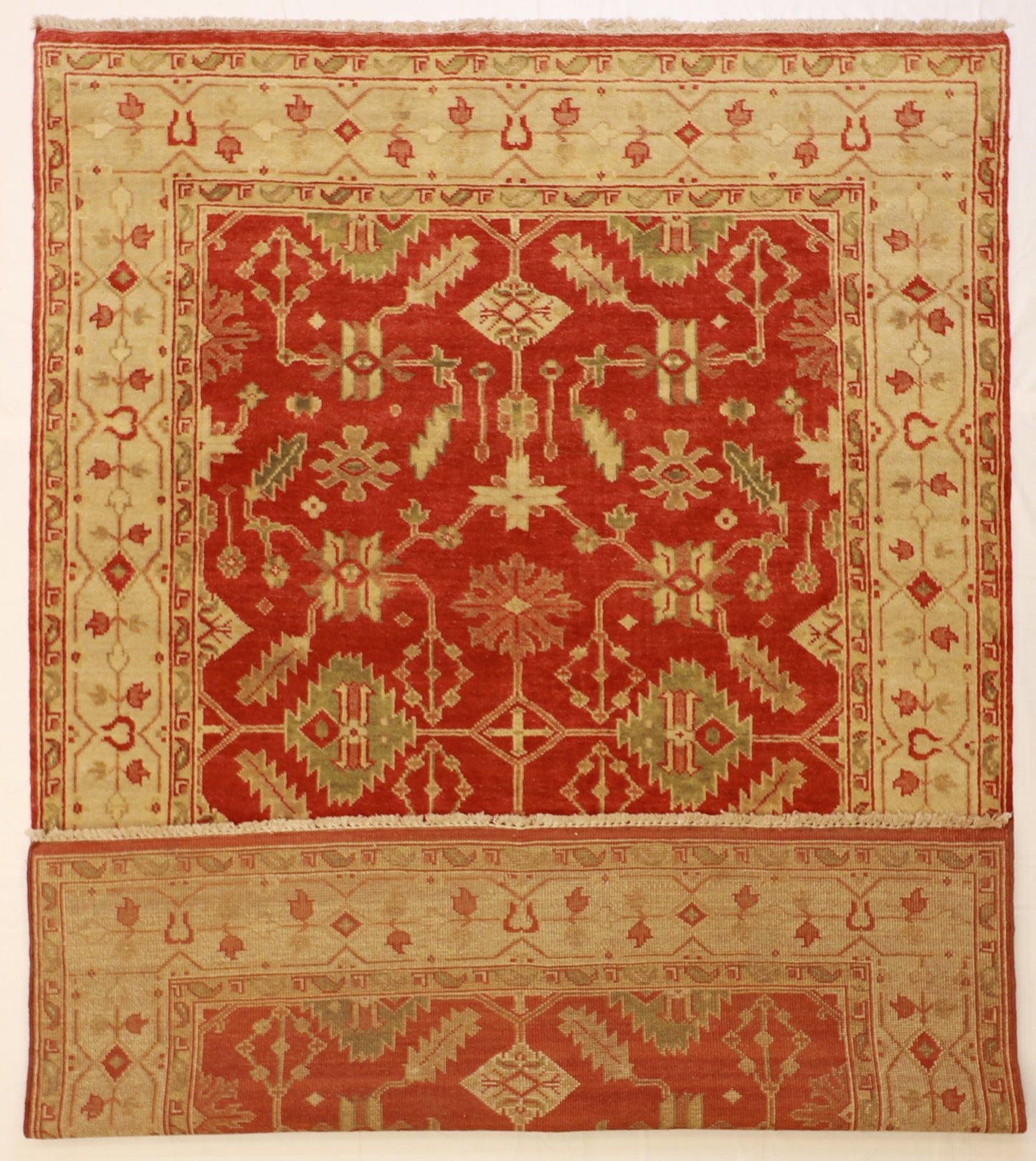 6x9 - Heriz Wool All Over Rectangle - Hand Knotted Rug