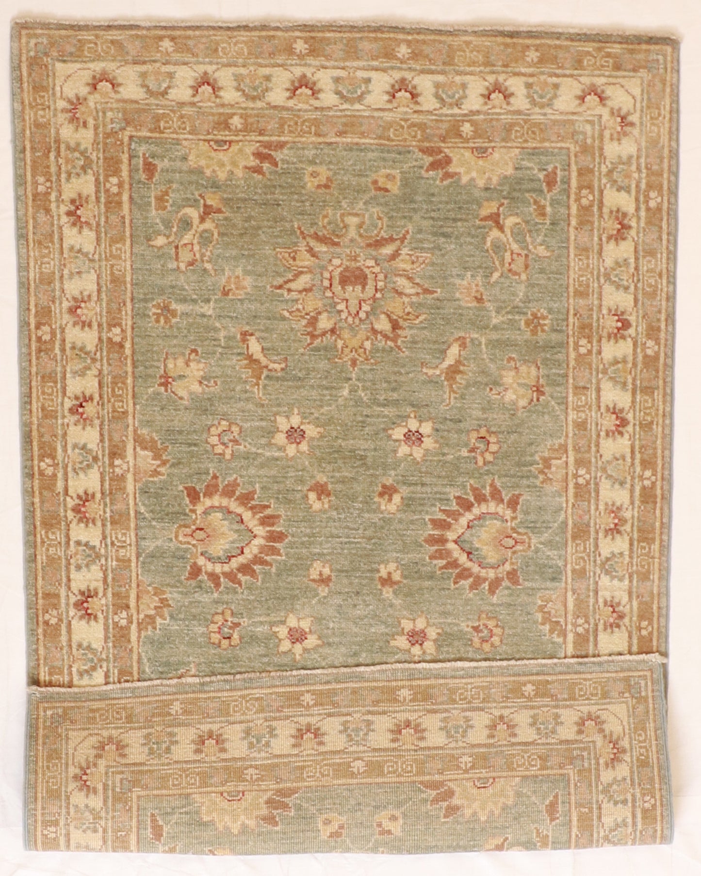 3x5 - Qum Fine/Wool All Over Rectangle - Hand Knotted Rug