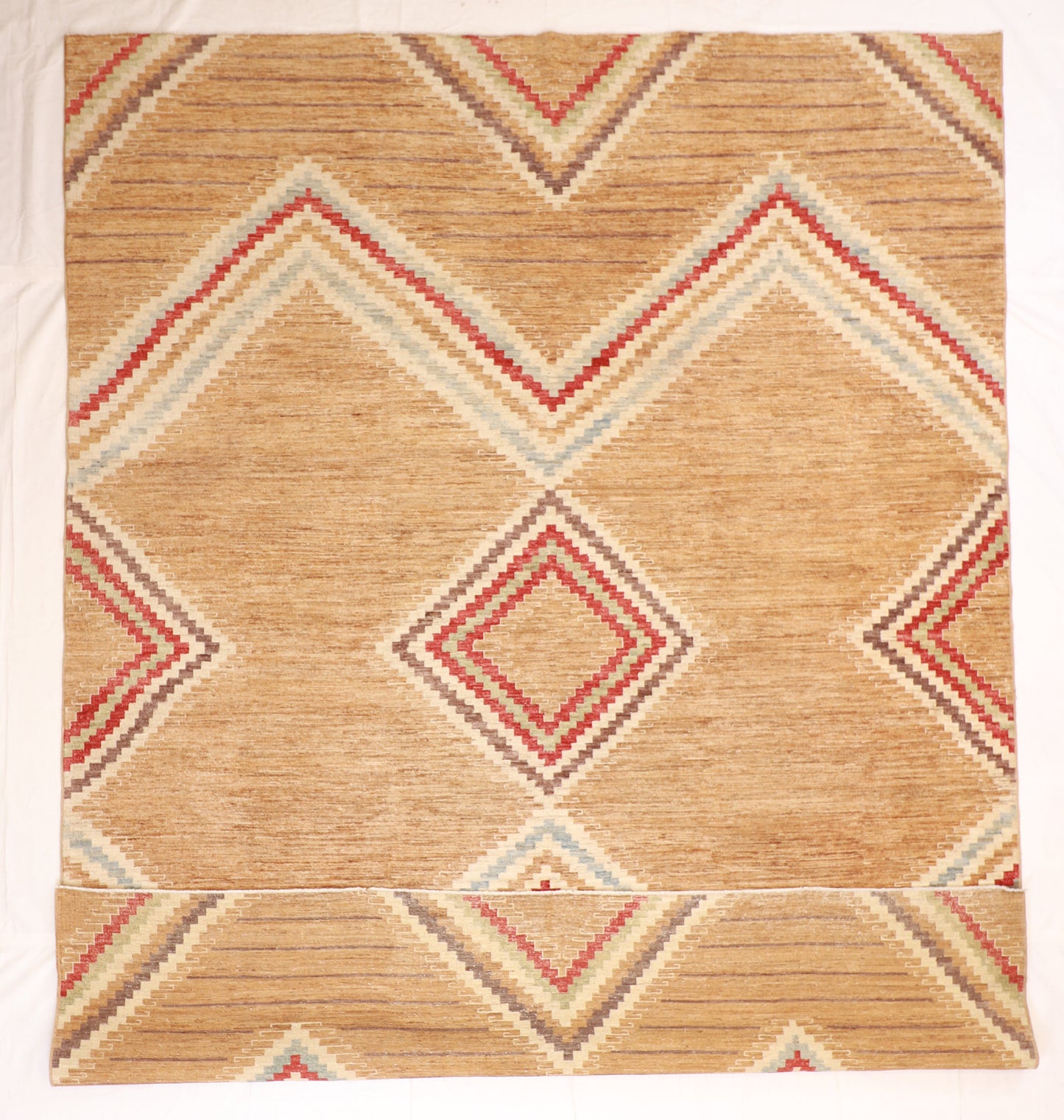 9x12 - Mountain Modern Fine Geometric Rectangle - Hand Knotted Rug