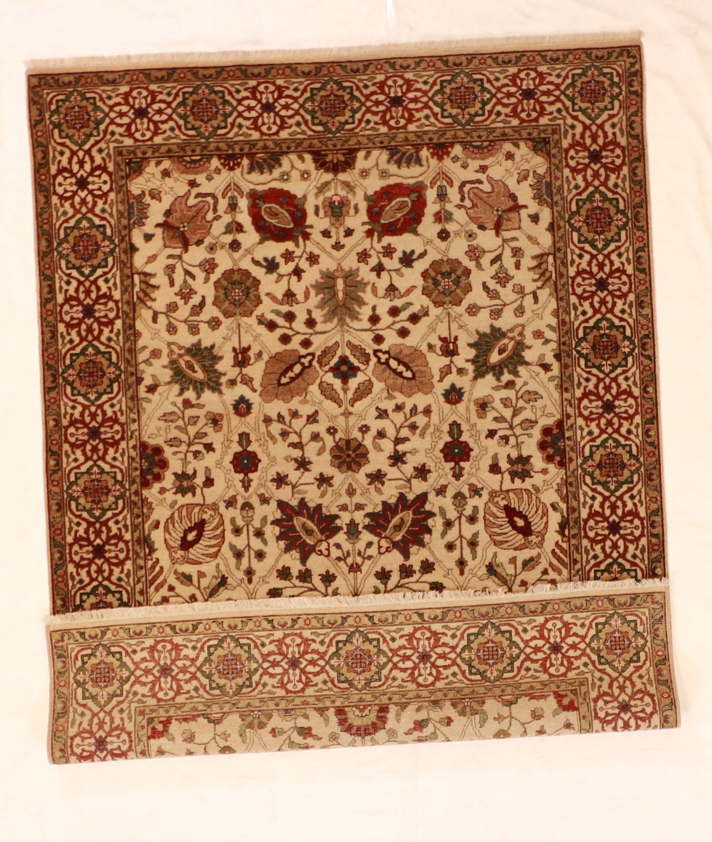 5x7 - Sultan Abad Wool All Over Rectangle - Hand Knotted Rug