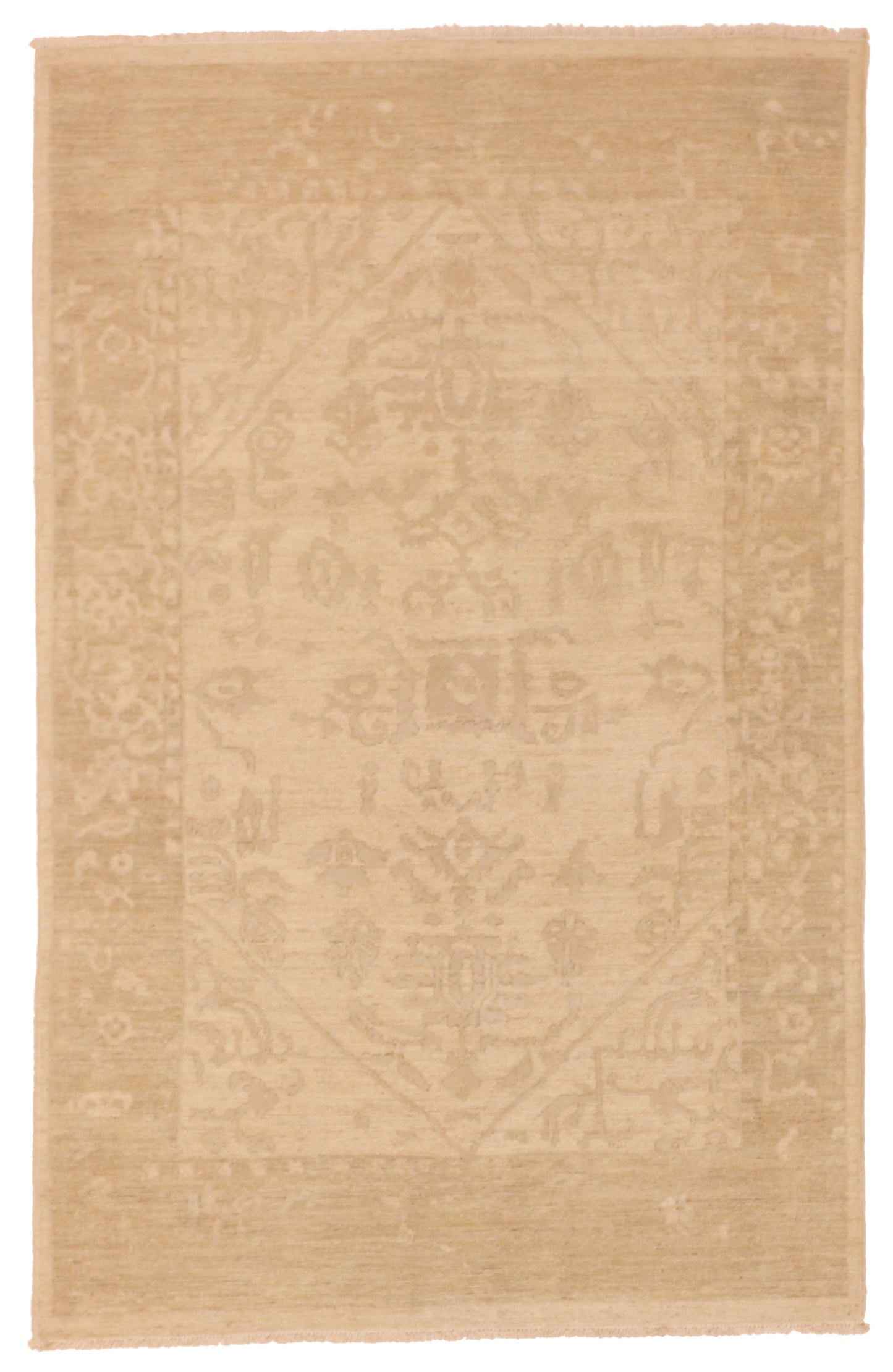 4x6 - Heriz Silk/Wool All Over Rectangle - Hand Knotted Rug