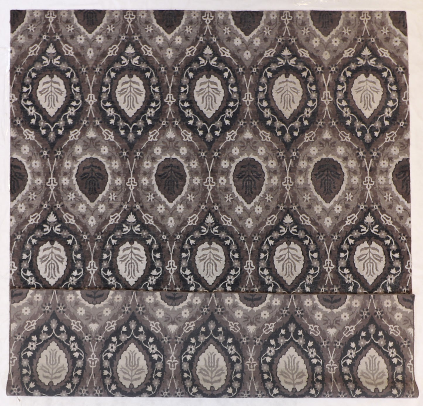 8x10 - Modern Wool/Silk All Over Rectangle - Hand Knotted Rug