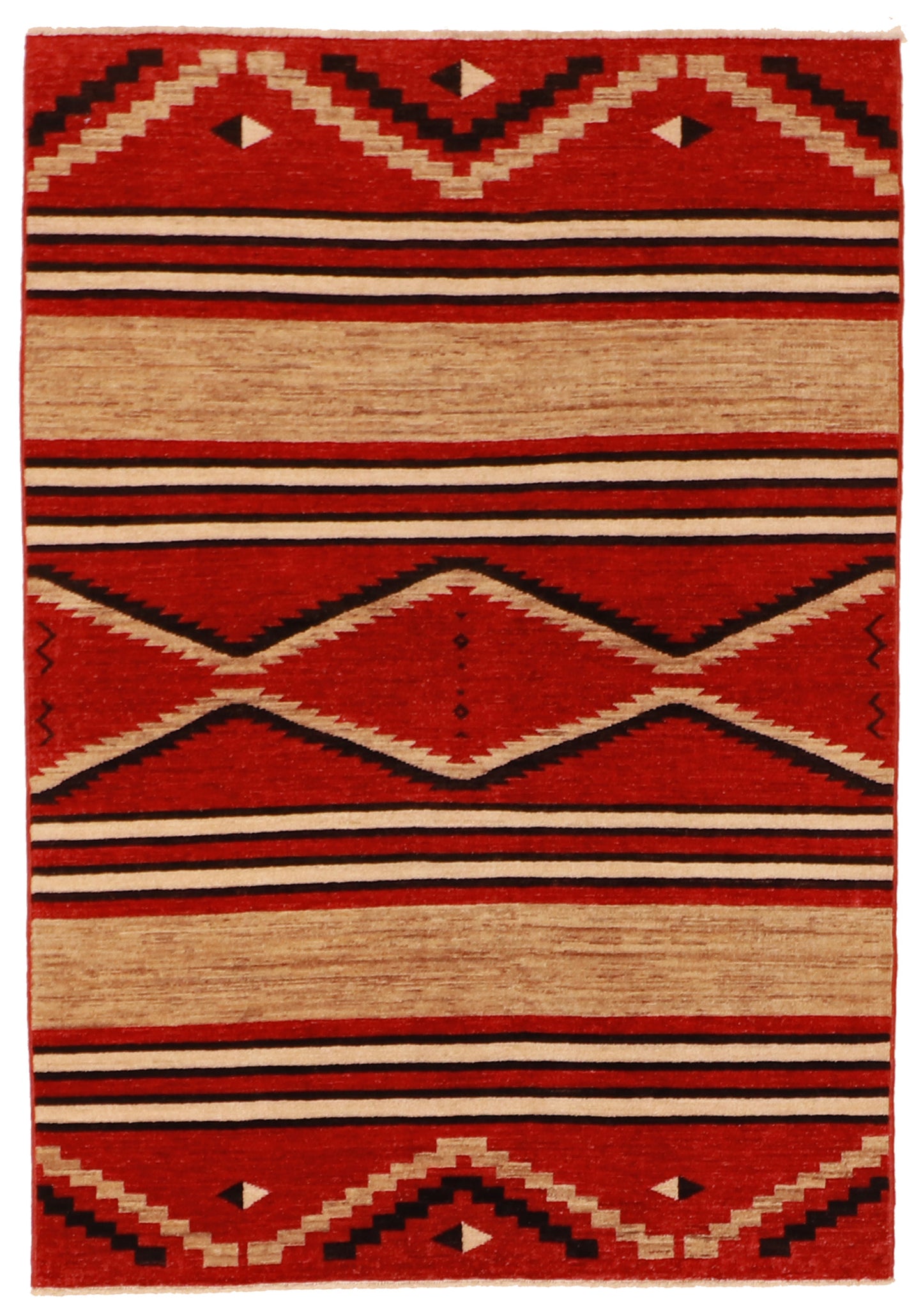 4x6 - Mountain Modern Fine All Over Rectangle - Hand Knotted Rug