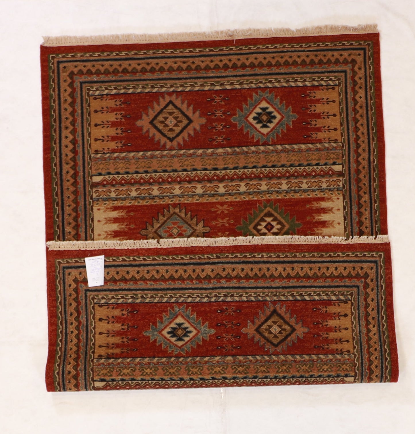 4x6 - Heriz Fine/Wool Geometric Rectangle - Hand Knotted Rug