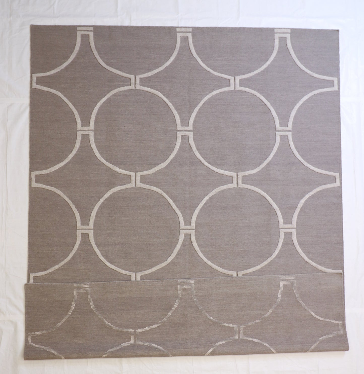 9x12 - Modern Fine All Over Rectangle - Hand Knotted Rug