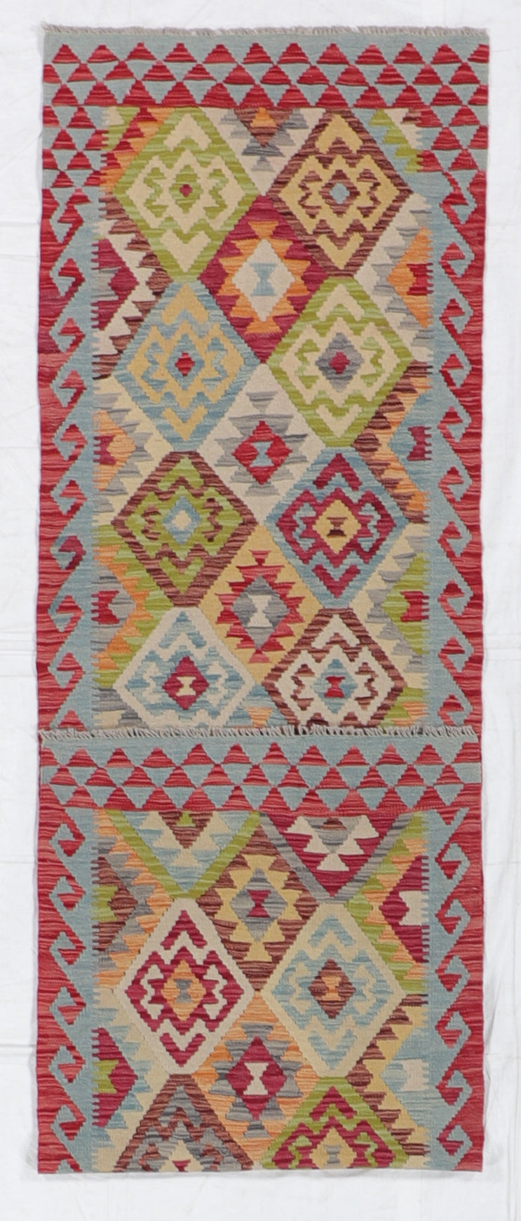 Runner - Kilim Fine/Wool All Over Rectangle - Hand Knotted Rug