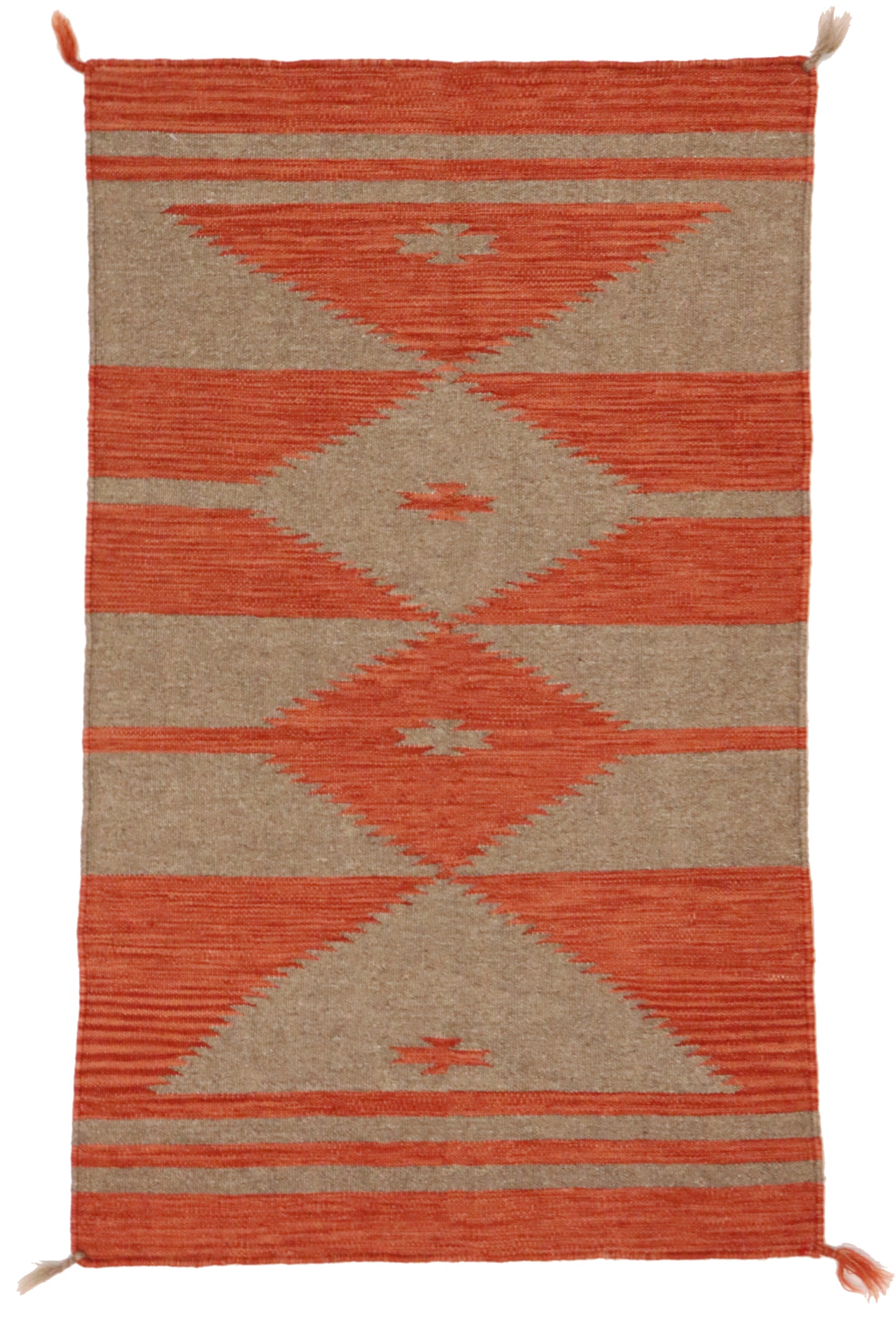 3x5 - Navajo Fine Wool All Over Rectangle - Hand Knotted Rug