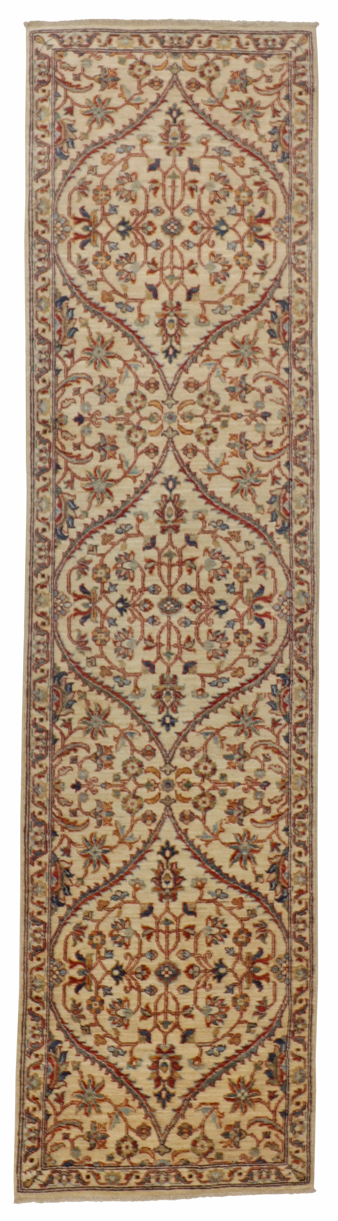 Runner - Mahal Fine All Over Rectangle - Hand Knotted Rug