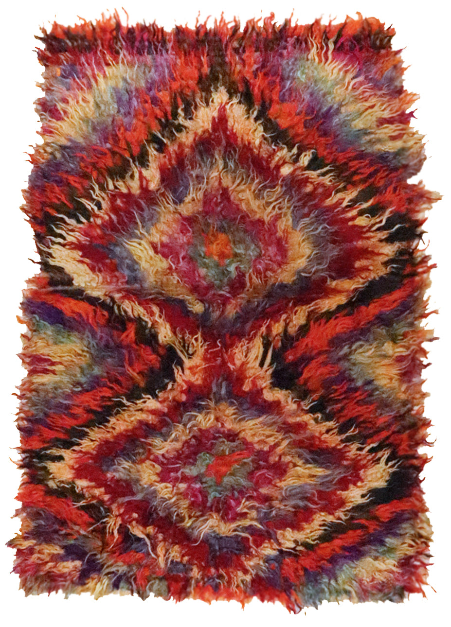 4x6 - Tulu Fine/Wool All Over Rectangle - Hand Knotted Rug