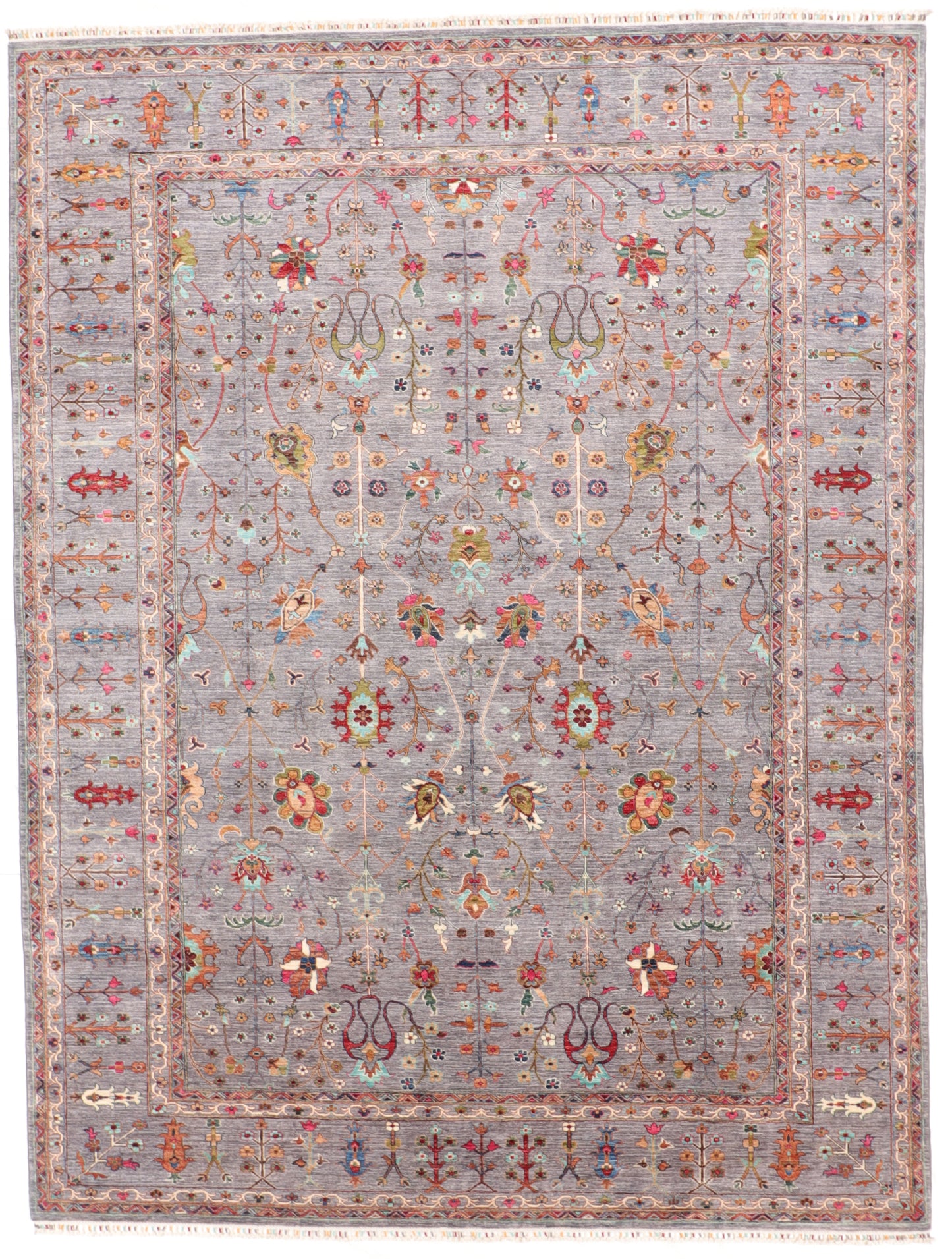 9 x 12 - Baluch Fine/Wool All Over Rectangle - Hand Knotted Rug