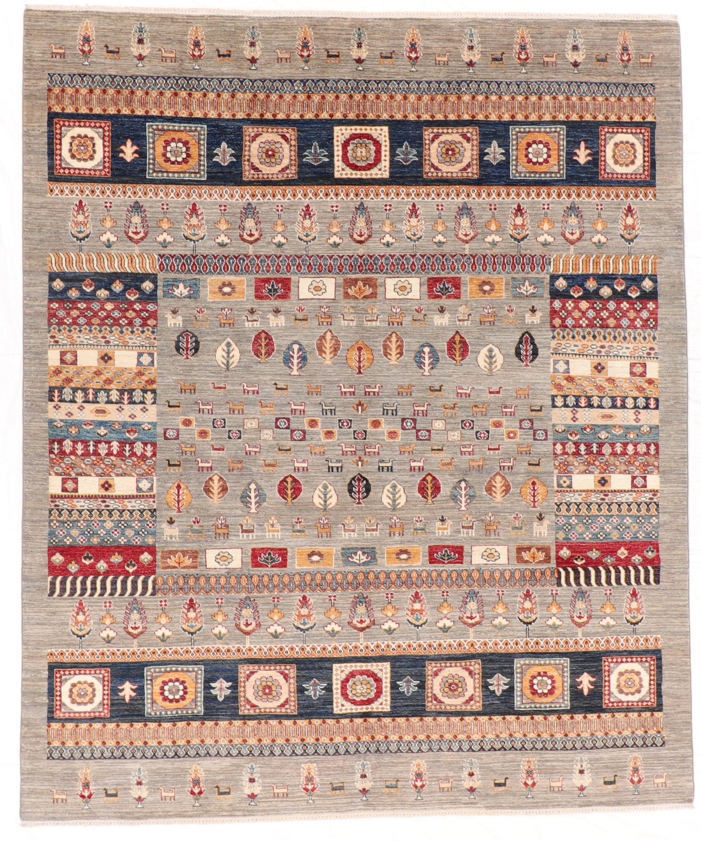 8 x 10 - Lori Baft Fine/Wool All Over Rectangle - Hand Knotted Rug