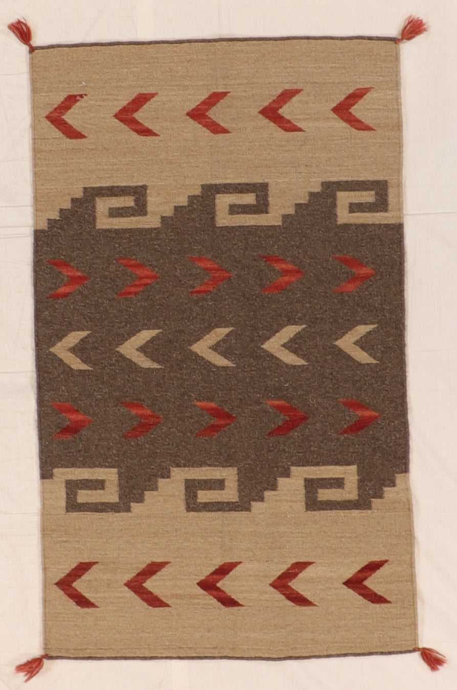 3 x 5 - Kilim Navajo Fine/Wool All Over Rectangle - Hand Knotted Rug