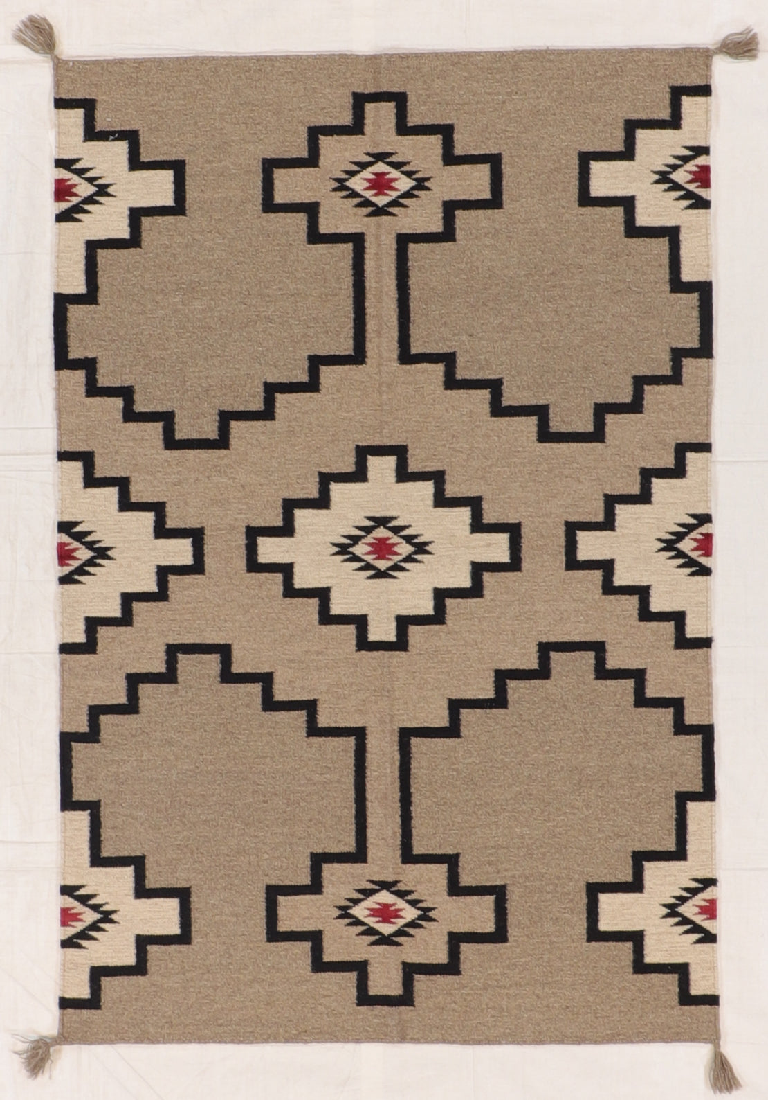 4x6 - Kilim Navajo Fine Kilim Rectangle - Hand Knotted Rug