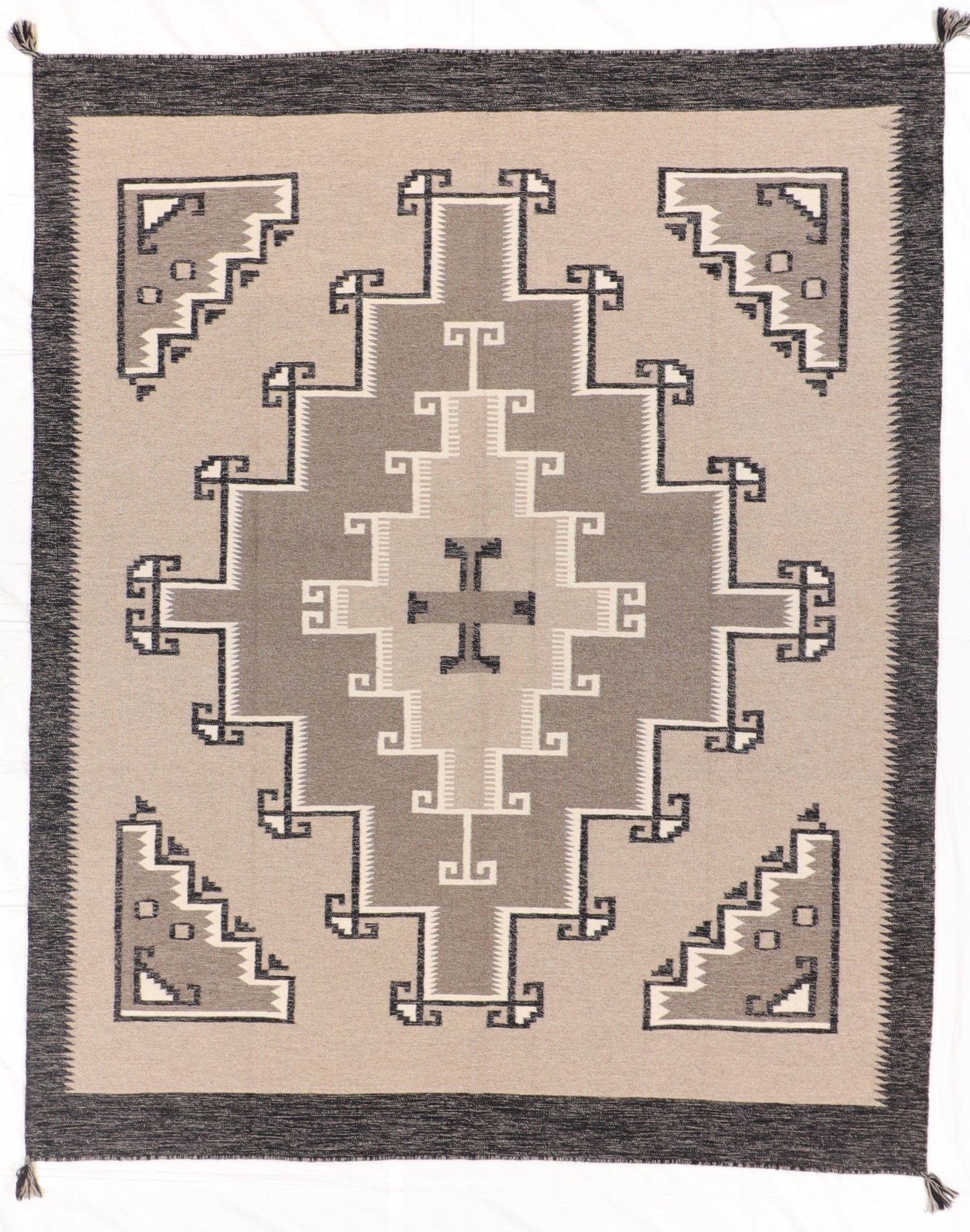 8 x 10 - Kilim Navajo Fine/Wool All Over Rectangle - Hand Knotted Rug