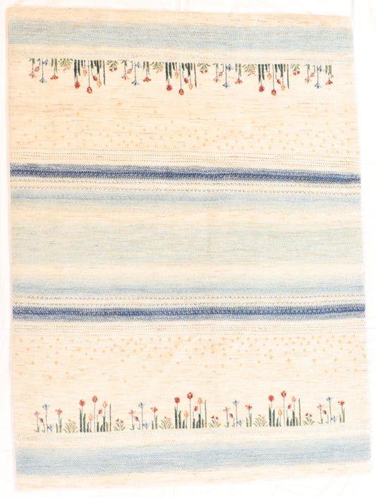 5 x 7 - Gabbeh Fine/Wool All Over Rectangle - Hand Knotted Rug