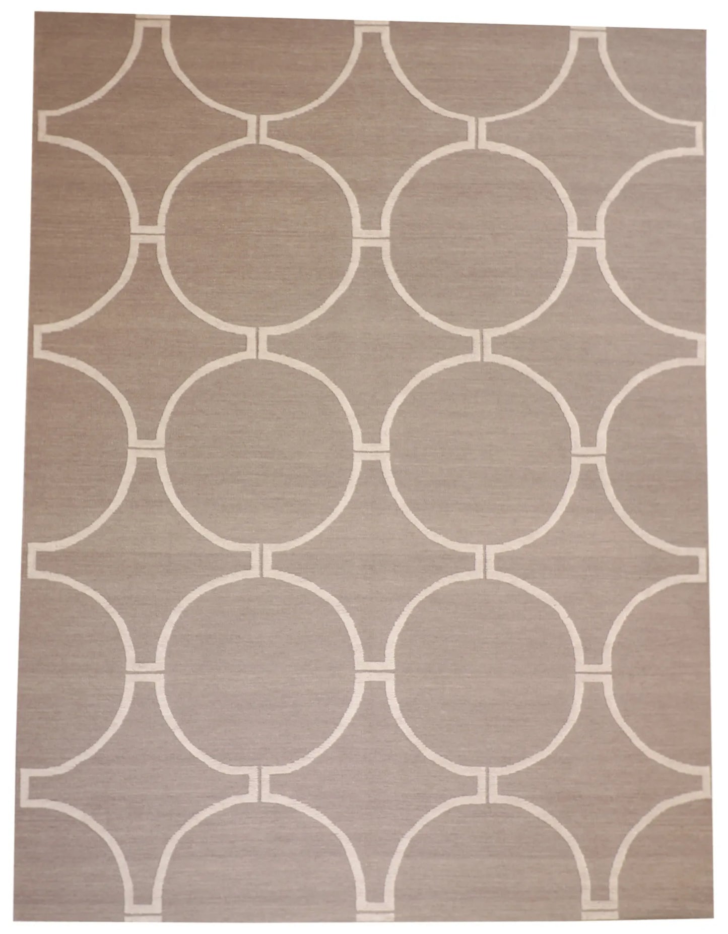 9 x12 - Modern Fine/Wool All Over Rectangle - Hand Knotted Rug