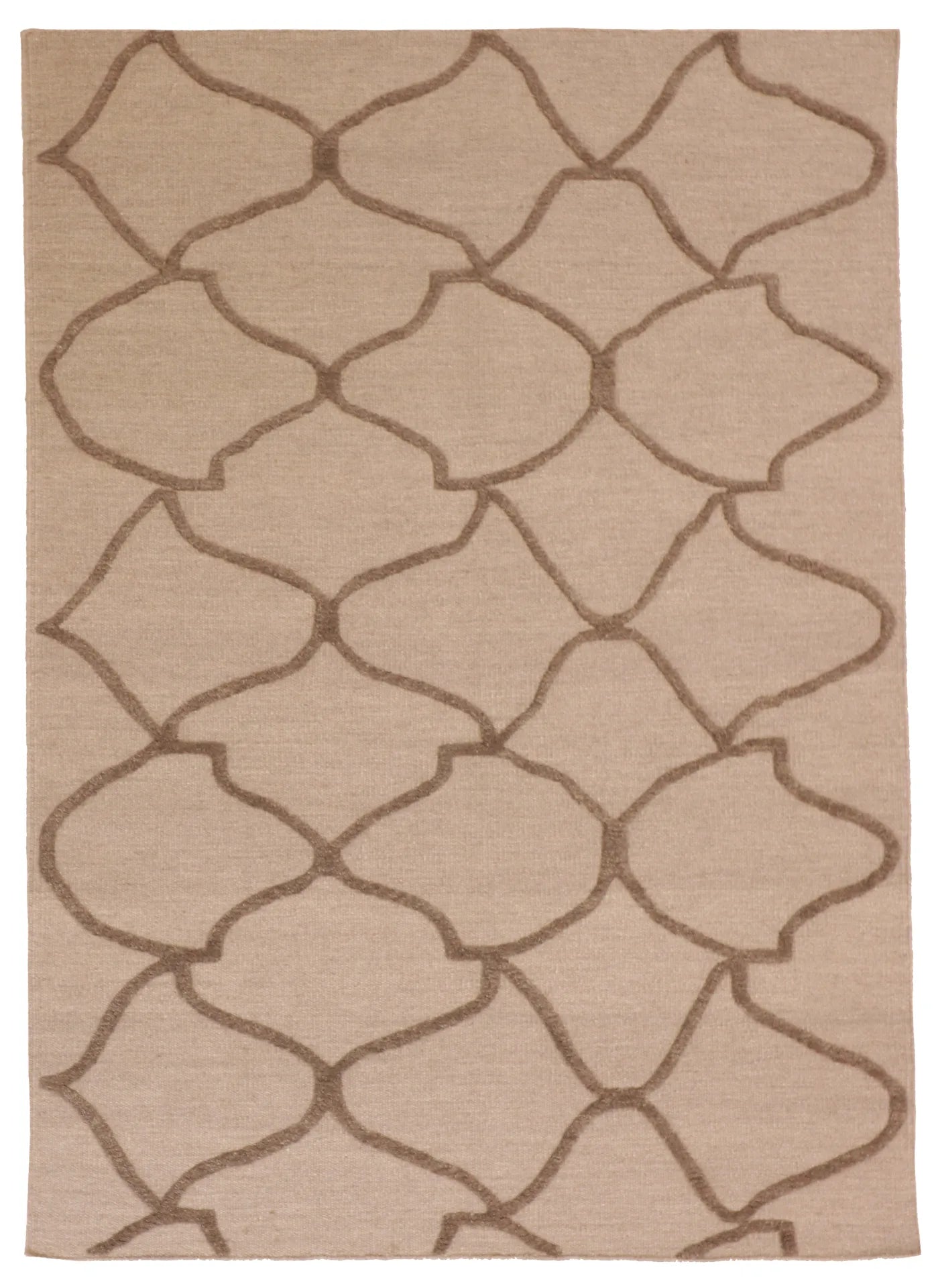 5x7 - Modern Fine/Wool All Over Rectangle - Hand Knotted Rug
