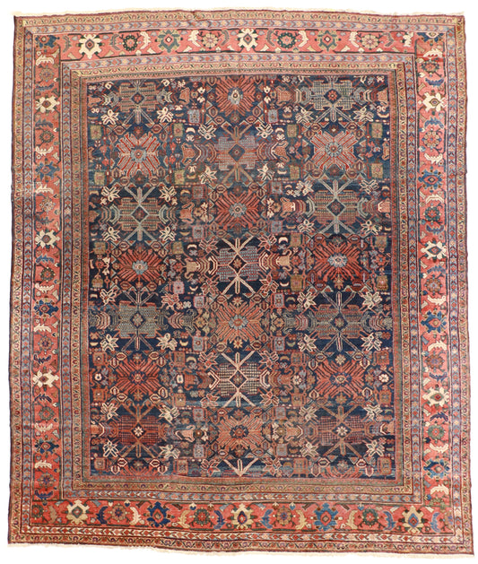 11 x 13 - Lillihan Fine All Over Rectangle - Hand Knotted Rug — 14204