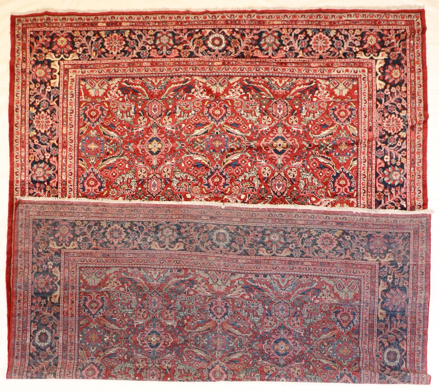 10x14 - Mahal Antique/Wool All Over Rectangle - Hand Knotted Rug — 14730