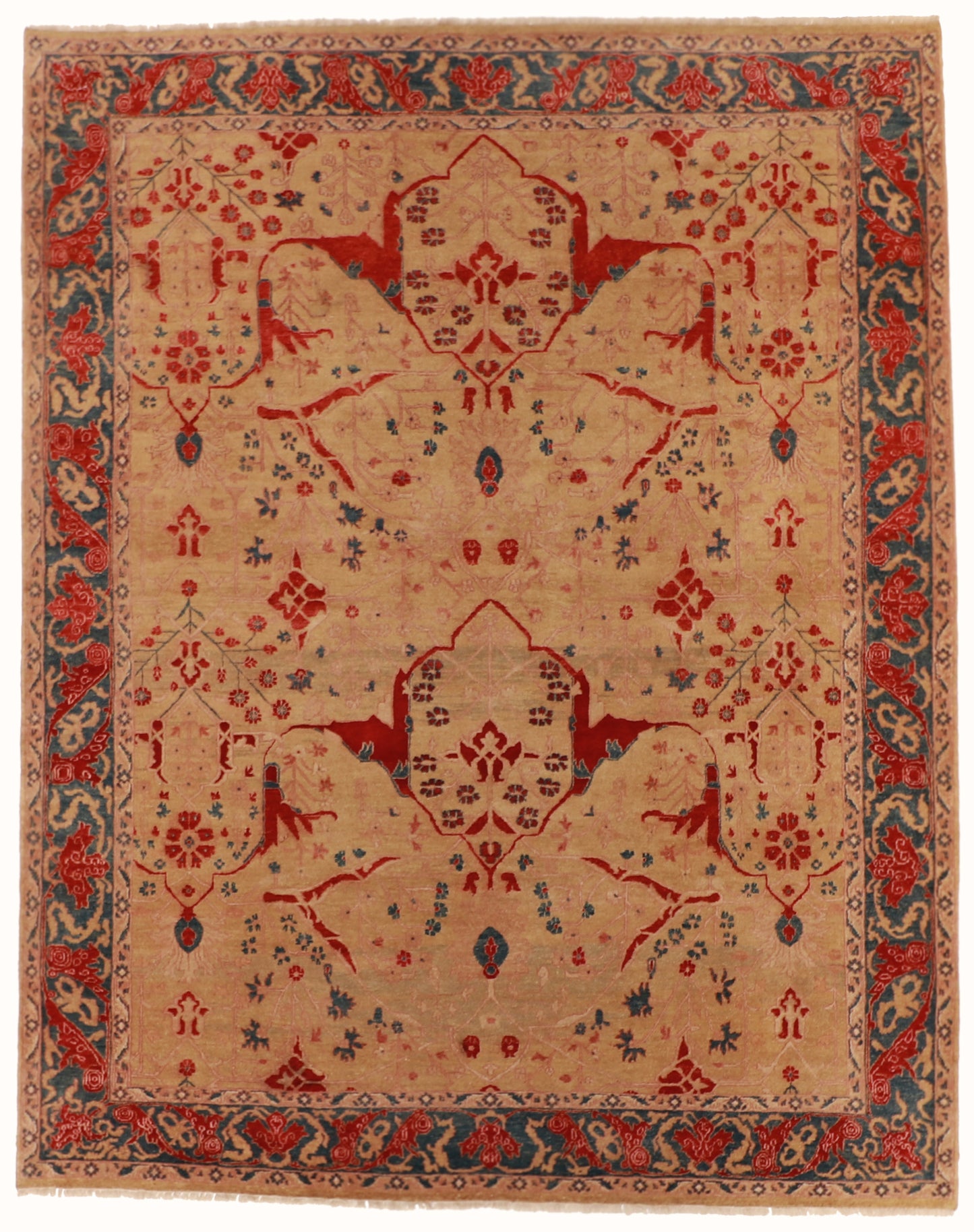 W 8.1 x L 10.2 Bijar 100% Wool Handmade - 18256