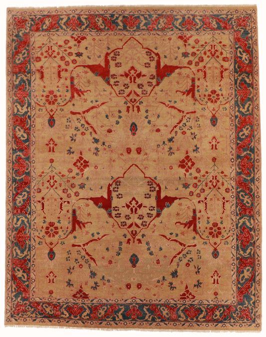 W 8.1 x L 10.2 Bijar 100% Wool Handmade - 18256