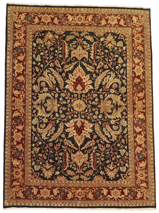 9 x12 - Sh Abbas Fine All Over Rectangle - Hand Knotted Rug — 18330
