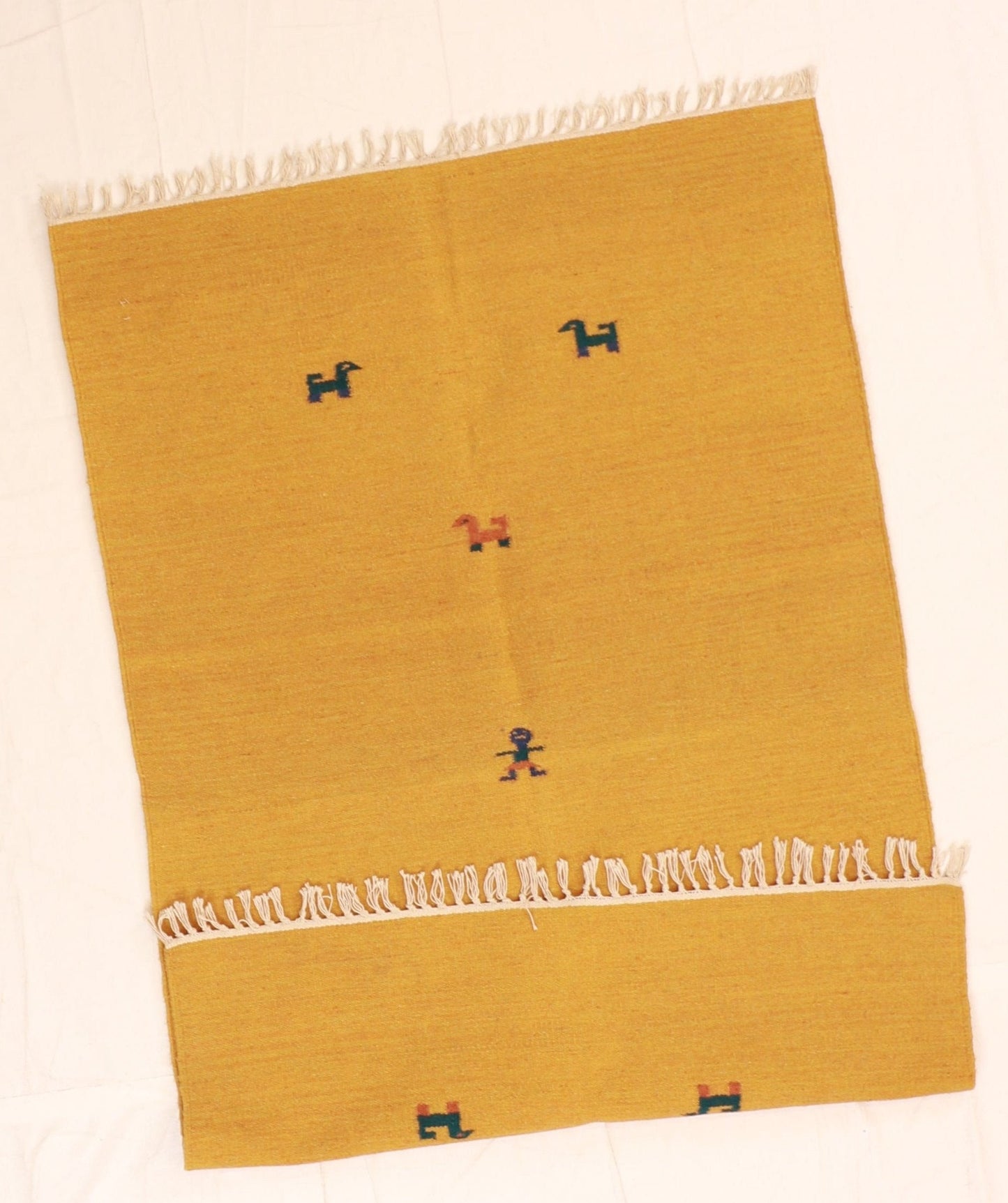 4x6 - Kilim Wool All Over Rectangle - Hand Knotted Rug