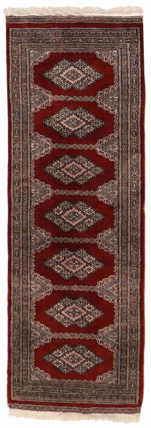 Runner - Kashan Fine All Over Rectangle - Hand Knotted Rug — 21703