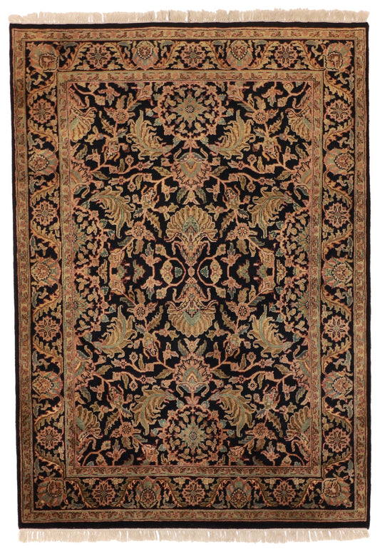 5x7 - Tabriz Fine/Wool All Over Rectangle - Hand Knotted Rug