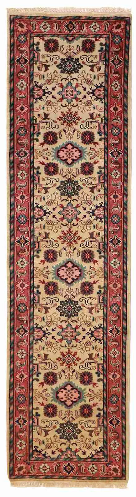 Runner - Mahal Fine All Over Rectangle - Hand Knotted Rug — 22690