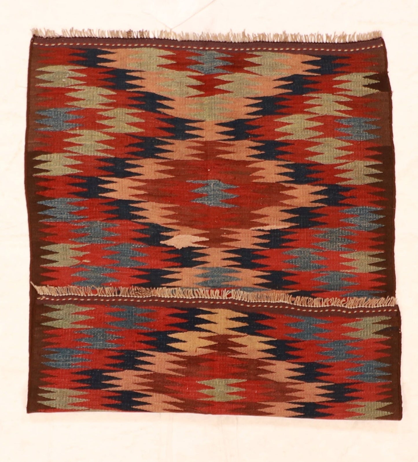 3x5 - Azari Antique/Wool Geometric Rectangle - Hand Knotted Rug