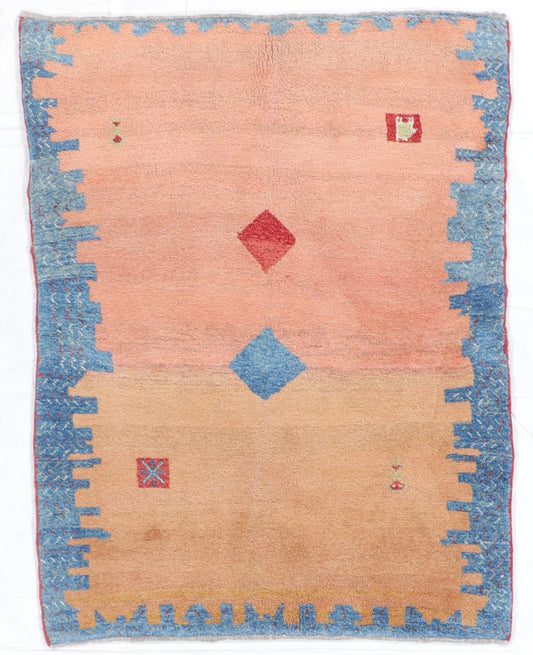 5x6 - Gabbeh Fine/Wool All Over Rectangle - Hand Knotted Rug