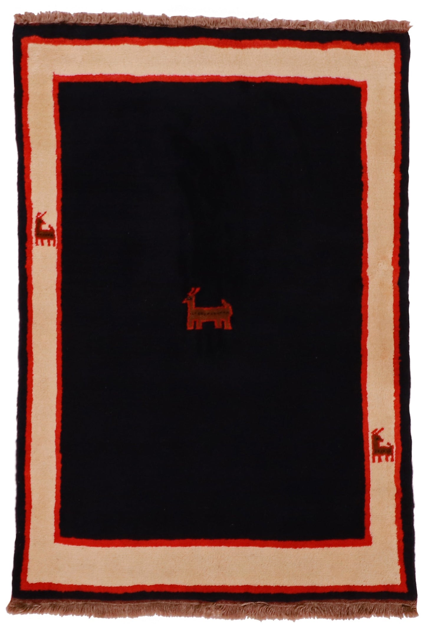 4x6 - Gabbeh Fine/Wool All Over Rectangle - Hand Knotted Rug