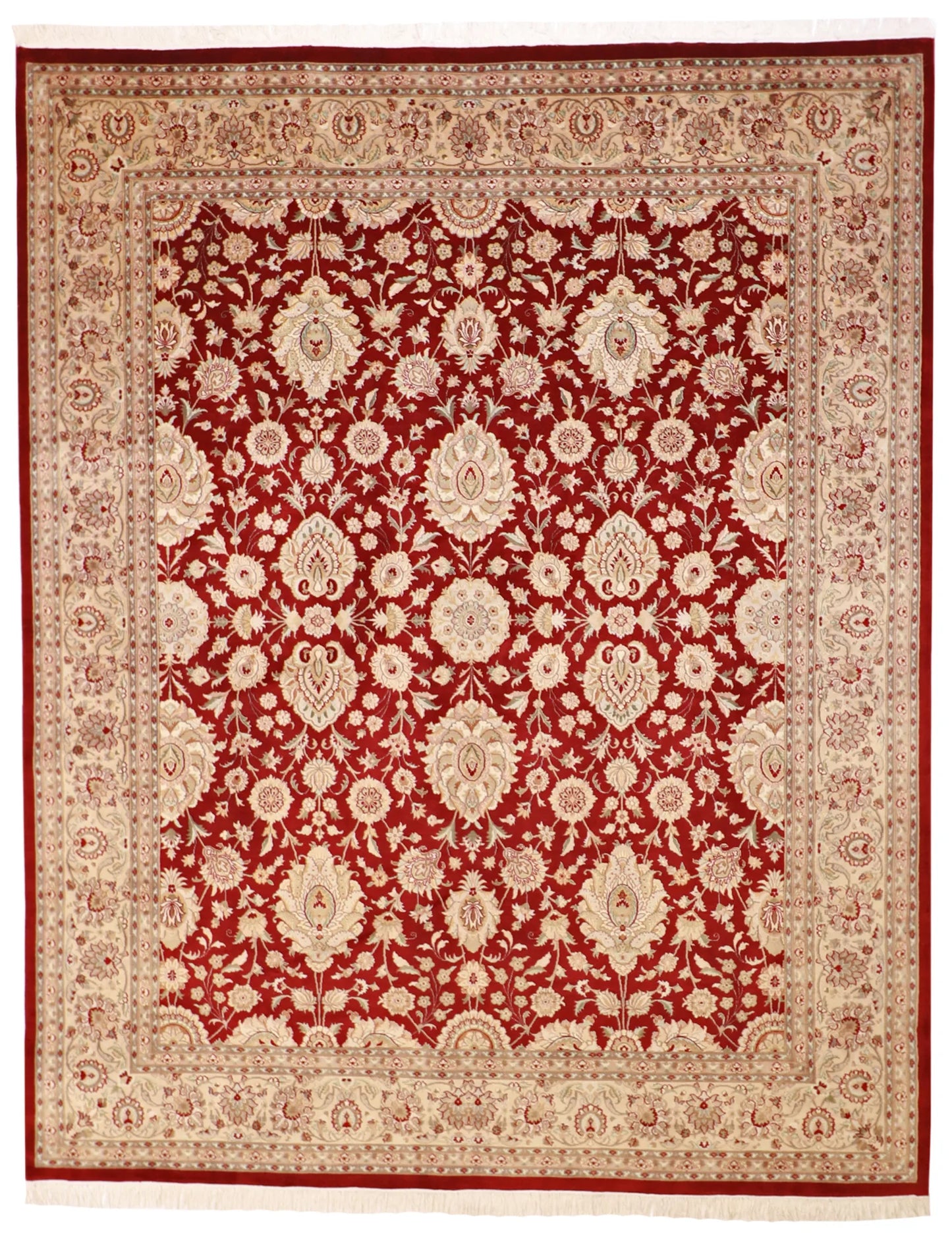8x10 - Sultan Abad Wool All Over Rectangle - Hand Knotted Rug — 50369