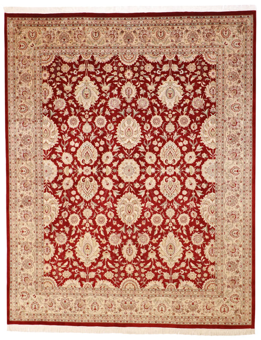 8x10 - Sultan Abad Wool All Over Rectangle - Hand Knotted Rug — 50369
