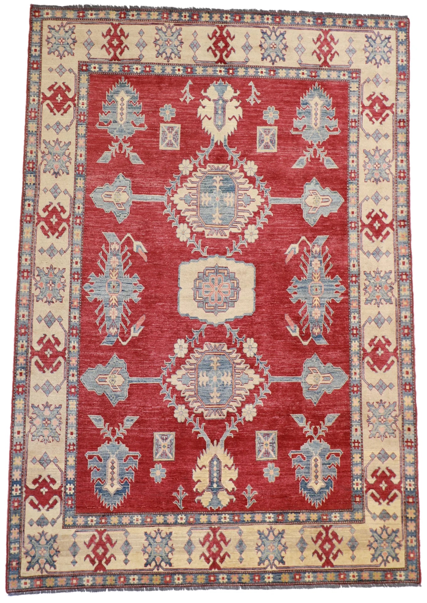 9x12 - Serapie Fine Geometric Rectangle - Hand Knotted Rug — 50670