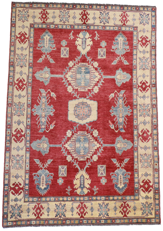 9x12 - Serapie Fine Geometric Rectangle - Hand Knotted Rug — 50670