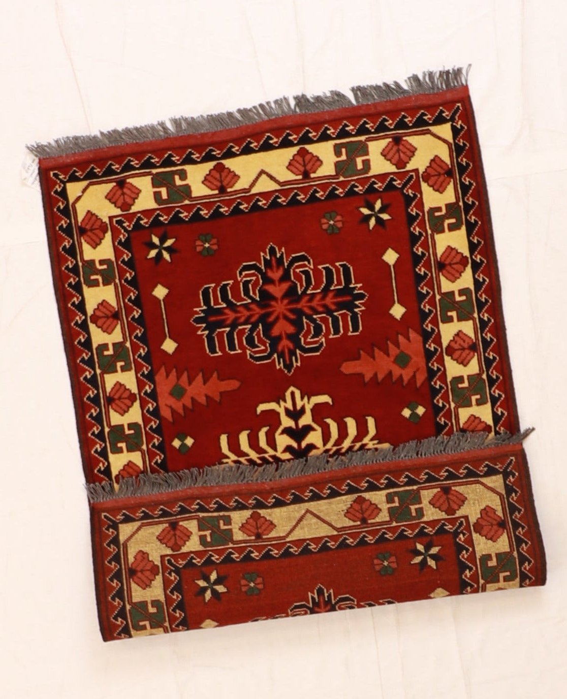 3x5 - Shirvan Wool Geometric Rectangle - Hand Knotted Rug