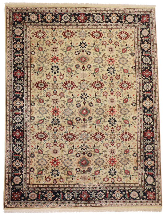 9x12 - Mahal Fine All Over Rectangle - Hand Knotted Rug — 51220