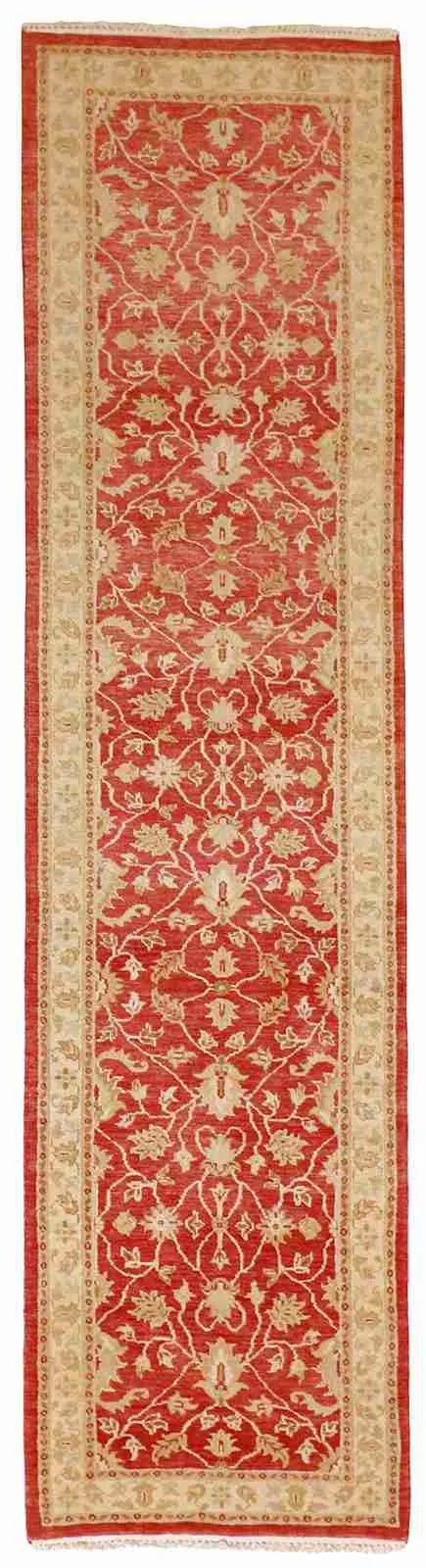 Runner - Mahal Fine All Over Rectangle - Hand Knotted Rug — 51337