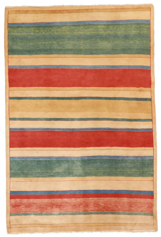 5x7 - Choba Fine/Wool All Over Rectangle - Hand Knotted Rug — 52208